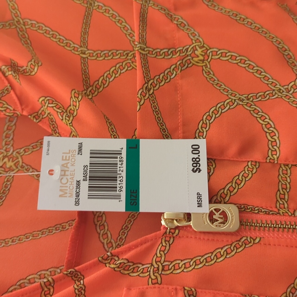 Michael Kors NWT Blouse. size large 4.99 shipping - Picture 3 of 7
